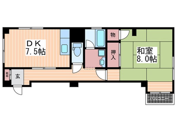 加治ビルの物件間取画像